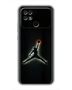 Чехол для Xiaomi POCO C40 с картинкой «Jordan Gradient Logo» Чехол для Xiaomi POCO C40 с картинкой «Jordan Gradient Logo»