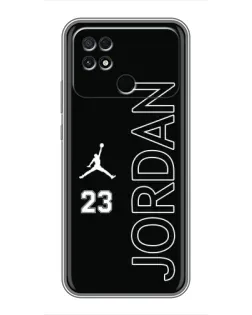 Чехол для Xiaomi POCO C40 с картинкой «Jordan Vertical»