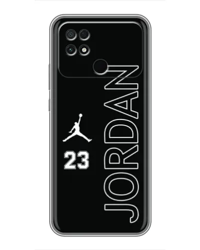 Чехол для Xiaomi POCO C40 с картинкой «Jordan Vertical»