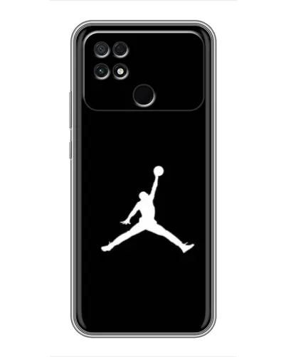 Чехол для Xiaomi POCO C40 с картинкой «Jordan Silhouette»