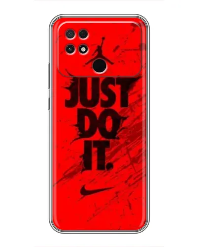 Чехол для Xiaomi POCO C40 с картинкой «Nike Just Do It»