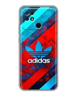 Чехол для Xiaomi POCO C40 с картинкой «Абстракция Adidas»