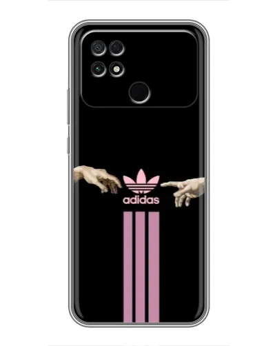 Чехол для Xiaomi POCO C40 с картинкой «Adidas Hands»