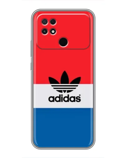 Чехол для Xiaomi POCO C40 с картинкой «Ретро блоки Adidas»