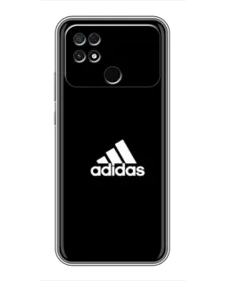 Чехол для Xiaomi POCO C40 с картинкой «Adidas Red Style»