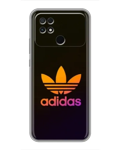 Чехол для Xiaomi POCO C40 с картинкой «Градиент Adidas»