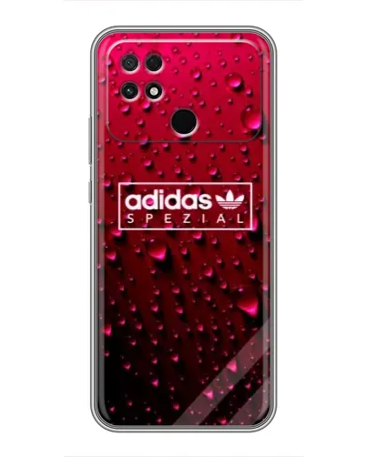 Чехол для Xiaomi POCO C40 с картинкой «Adidas Gold Marble»