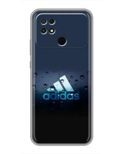 Чехол для Xiaomi POCO C40 с картинкой «Adidas Water Drops»