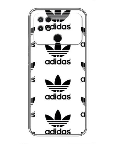 Чехол для Xiaomi POCO C40 с картинкой «Adidas Pattern»