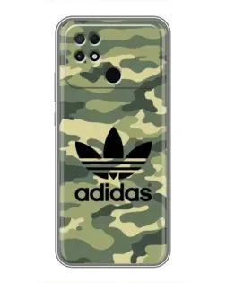 Чехол для Xiaomi POCO C40 с картинкой «Милитари стиль Adidas»