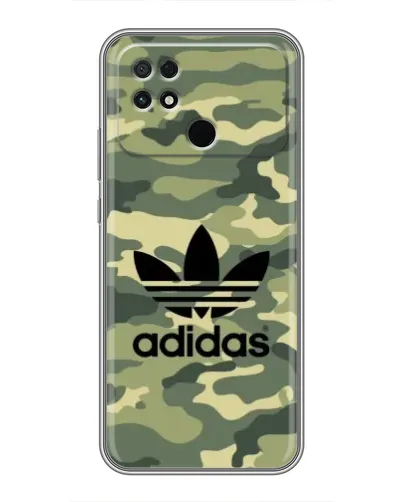 Чехол для Xiaomi POCO C40 с картинкой «Милитари стиль Adidas»