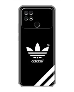 Чехол для Xiaomi POCO C40 с картинкой «Adidas с диагональными полосами»