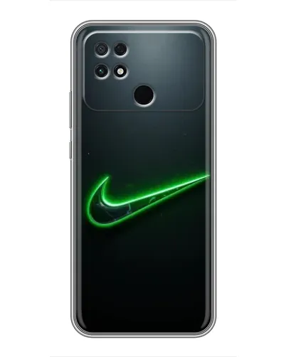 Чехол для Xiaomi POCO C40 с картинкой «Неоновый контур Nike» Чехол для Xiaomi POCO C40 с картинкой «Неоновый контур Nike»