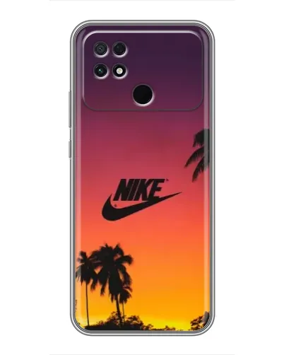 Чехол для Xiaomi POCO C40 с картинкой «Nike на закате солнца» Чехол для Xiaomi POCO C40 с картинкой «Nike на закате солнца»