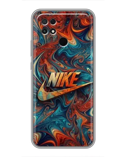 Чехол для Xiaomi POCO C40 с картинкой «Nike в абстракции» Чехол для Xiaomi POCO C40 с картинкой «Nike в абстракции»