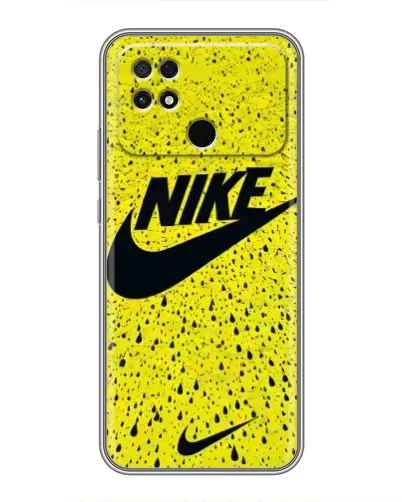 Чехол для Xiaomi POCO C40 с картинкой «Желтый текстурный Nike» Чехол для Xiaomi POCO C40 с картинкой «Желтый текстурный Nike»