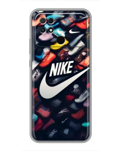 Чехол для Xiaomi POCO C40 с картинкой «Коллекция кроссовок Nike» Чехол для Xiaomi POCO C40 с картинкой «Коллекция кроссовок Nike»
