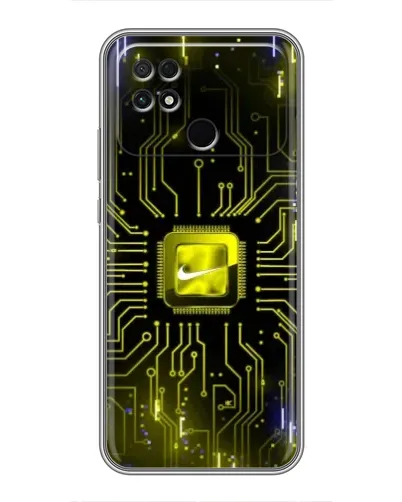 Чехол для Xiaomi POCO C40 с картинкой «Nike — золотая искра» Чехол для Xiaomi POCO C40 с картинкой «Nike — золотая искра»