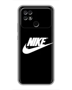 Чохол для Xiaomi POCO C40 з картинкою «Мазки фарби Nike»