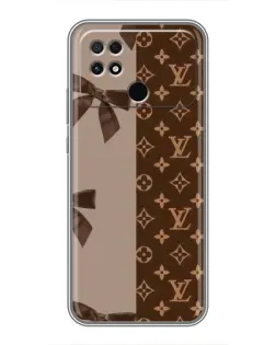 Чехол для Xiaomi POCO C40 с картинкой «Louis Vuitton — банты»