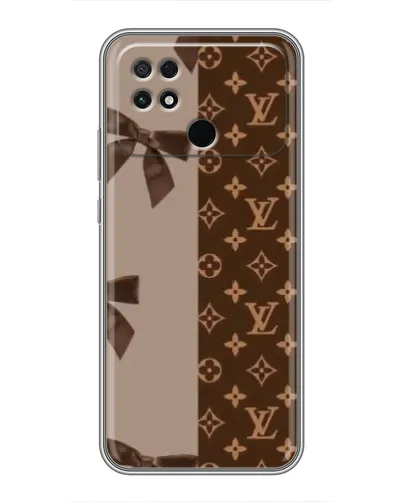 Чехол для Xiaomi POCO C40 с картинкой «Louis Vuitton — банты»