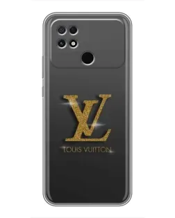 Чехол для Xiaomi POCO C40 с картинкой «Градиент Louis Vuitton»