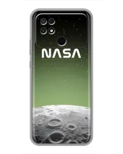Чехол для Xiaomi POCO C40 с картинкой «NASA — лунный градиент»