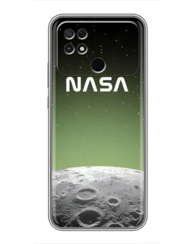 Чехол для Xiaomi POCO C40 с картинкой «NASA — лунный градиент» Чехол для Xiaomi POCO C40 с картинкой «NASA — лунный градиент»