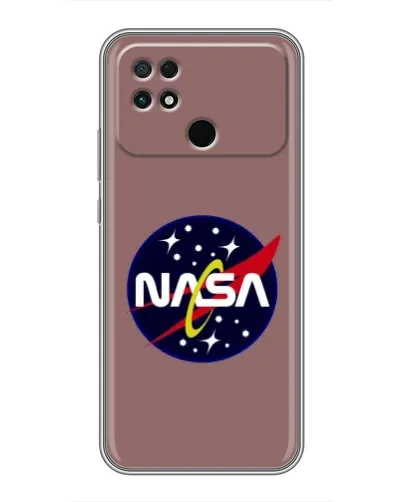 Чехол для Xiaomi POCO C40 с картинкой «NASA — ретро космос» Чехол для Xiaomi POCO C40 с картинкой «NASA — ретро космос»