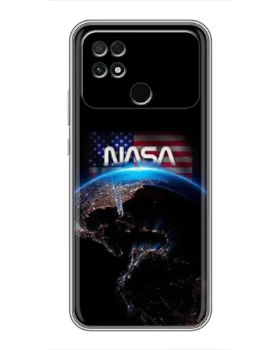 Чехол для Xiaomi POCO C40 с картинкой «Земля из космоса NASA» Чехол для Xiaomi POCO C40 с картинкой «Земля из космоса NASA»