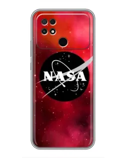 Чехол для Xiaomi POCO C40 с картинкой «NASA — красная туманность» Чехол для Xiaomi POCO C40 с картинкой «NASA — красная туманность»