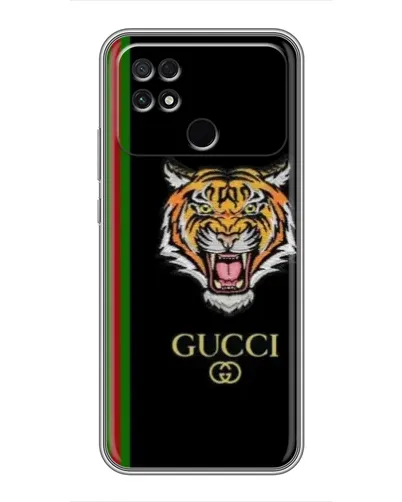Чехол для Xiaomi POCO C40 с картинкой «Тигр Gucci»