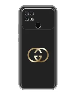 Чехол для Xiaomi POCO C40 с картинкой «Минимализм Gucci»
