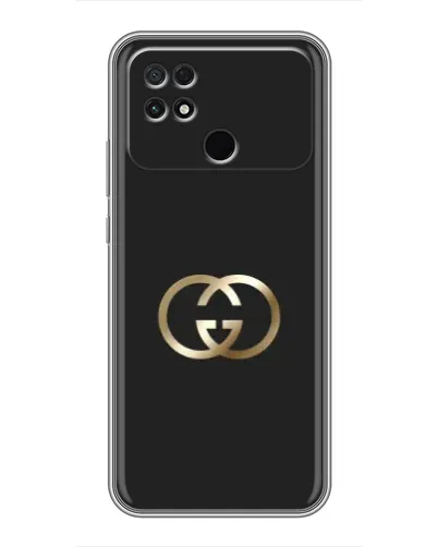 Чехол для Xiaomi POCO C40 с картинкой «Минимализм Gucci»