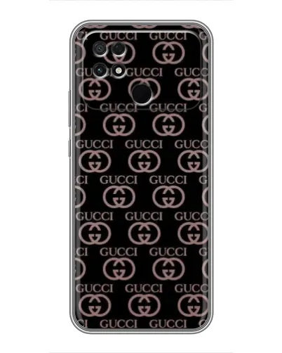 Чехол для Xiaomi POCO C40 с картинкой «Классическая монограмма Gucci»