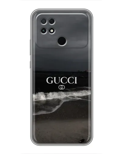 Чехол для Xiaomi POCO C40 с картинкой «Gucci — морской прибой»