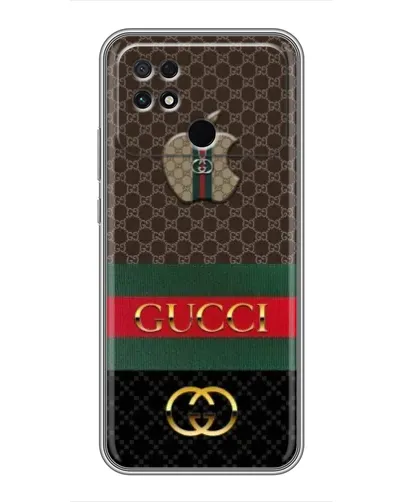 Чехол для Xiaomi POCO C40 с картинкой «Gucci — брендированный десерт»