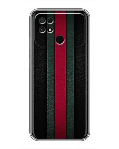 Чехол для Xiaomi POCO C40 с картинкой «Gucci — неоновая линия»