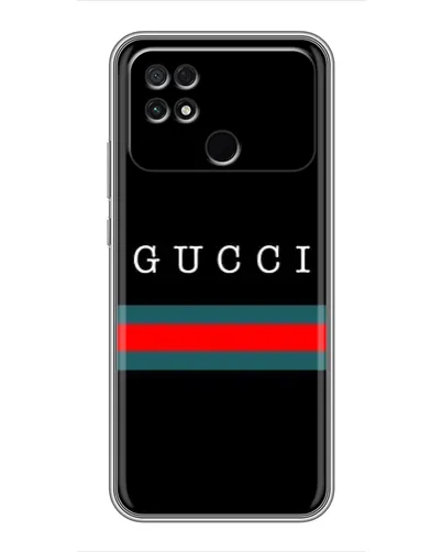 Чехол для Xiaomi POCO C40 с картинкой «Gucci — красный пояс»