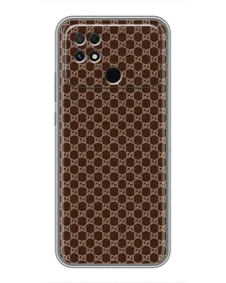Чохол для Xiaomi POCO C40 з картинкою «Gucci — шоколадна сітка»