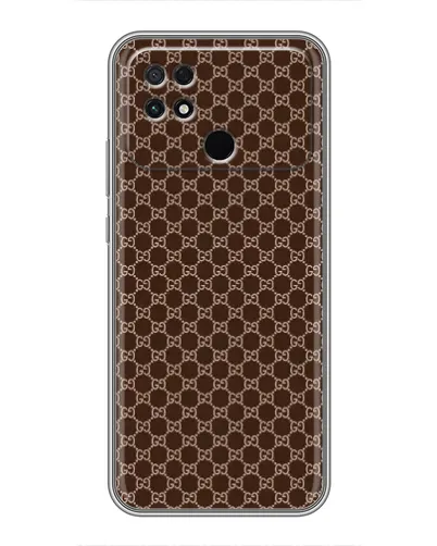 Чохол для Xiaomi POCO C40 з картинкою «Gucci — шоколадна сітка» Чохол для Xiaomi POCO C40 з картинкою «Gucci — шоколадна сітка»