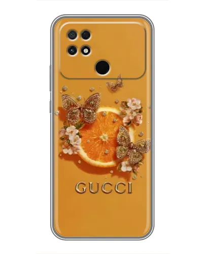 Чохол для Xiaomi POCO C40 з картинкою «Gucci — золоті метелики» Чохол для Xiaomi POCO C40 з картинкою «Gucci — золоті метелики»
