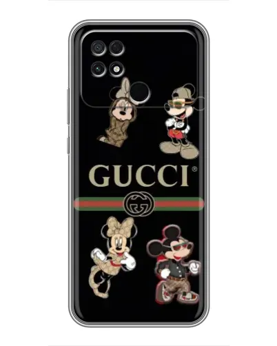 Чохол для Xiaomi POCO C40 з картинкою «Gucci — герої Disney та монограма» Чохол для Xiaomi POCO C40 з картинкою «Gucci — герої Disney та монограма»