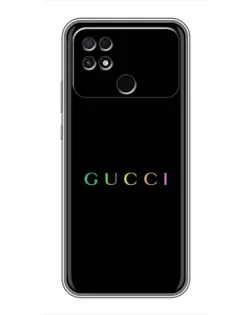 Чохол для Xiaomi POCO C40 з картинкою «Gucci — неоновий мінімалізм»