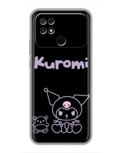 Чохол для Xiaomi POCO C40 з картинкою «Kuromi — чорний мінімалізм» Чохол для Xiaomi POCO C40 з картинкою «Kuromi — чорний мінімалізм»