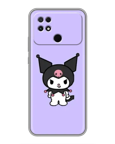 Чехол для Xiaomi POCO C40 с картинкой «Kuromi — нежный фиолетовый»