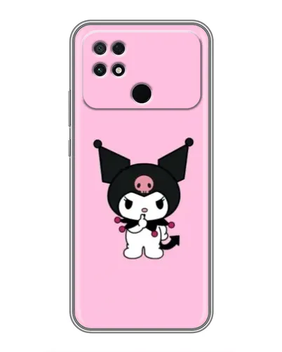 Чехол для Xiaomi POCO C40 с картинкой «Kuromi — розовая нежность»