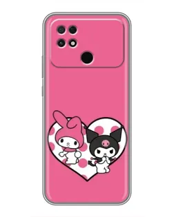 Чохол для Xiaomi POCO C40 з картинкою «Kuromi та My Melody» Чохол для Xiaomi POCO C40 з картинкою «Kuromi та My Melody»