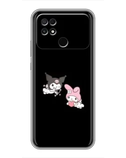 Чохол для Xiaomi POCO C40 з картинкою «My Melody та Kuromi» Чохол для Xiaomi POCO C40 з картинкою «My Melody та Kuromi»