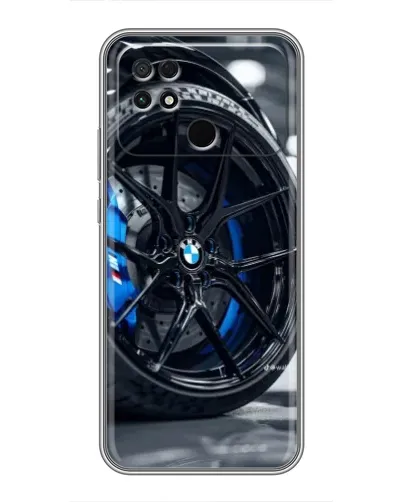 Чехол для Xiaomi POCO C40 с картинкой «Колесо BMW вблизи» Чехол для Xiaomi POCO C40 с картинкой «Колесо BMW вблизи»